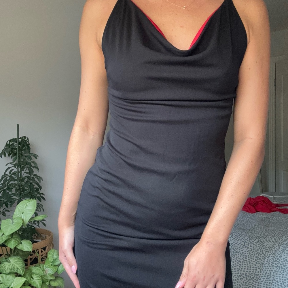 Vintage Made in Canada open back dress